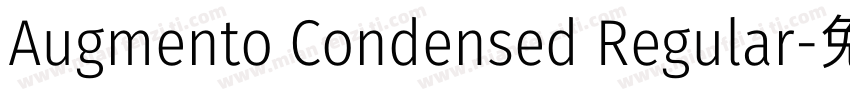 Augmento Condensed Regular字体转换